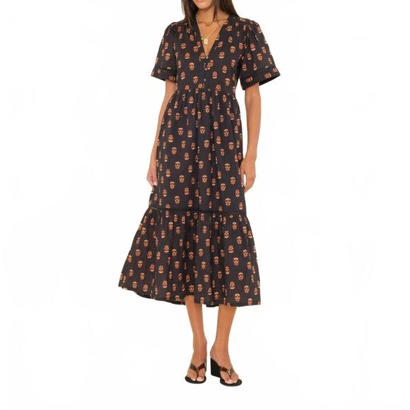 XIRENA Dresses & Skirts - NEW XIRENA goldin midi dress in wheat stamp